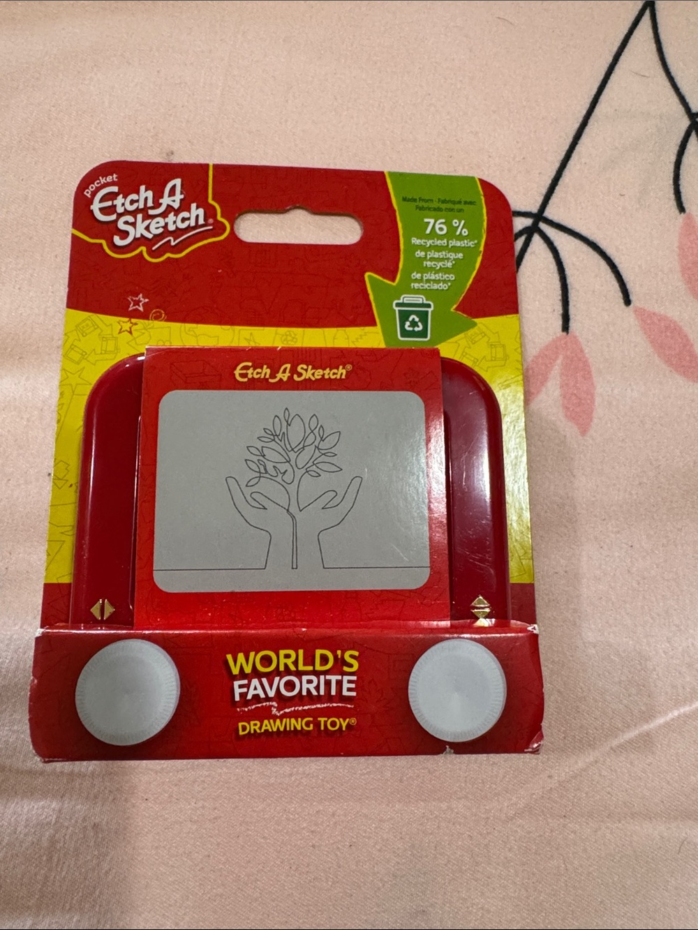 Etch A Sketch Pocket Drawing Toy - Red